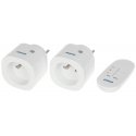 ELECTRICAL SOCKETS AND REMOTE CONTROL OR-GB-439 SET OF 2 PCS. 3000 W ORNO ELECTRICAL SOCKETS AND REMOTE CONTROL OR-GB-439 SET OF 2 PCS. 3000 W ORNO