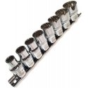 Neo 1/2" spline socket set 10-24mm 8pcs (08-651) Neo 1/2" spline socket set 10-24mm 8pcs (08-651)