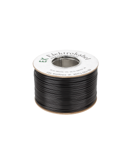 Elektrokabel SMYp speaker cable 2 x 0.22mm, black, 300m