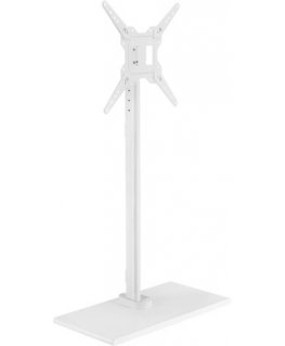 Mozi Monolith floor stand for 23"-55" monitors, white