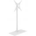 Mozi Monolith -lattiajalusta 23"-55" näytöille, valkoinen Mozi Monolith -lattiajalusta 23"-55" näytöille, valkoinen