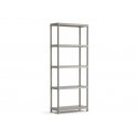 Keter Italia Spa PLASTIC CART 5 SHELVES 75 x 32 x 176 cm GRAY Keter Italia Spa PLASTIC CART 5 SHELVES 75 x 32 x 176 cm GRAY