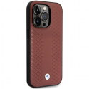 Dėklas BMW BMHCP14L22RFGR iPhone 14 Pro 6,1" bordo spalvos/burgundy Leather Diamond Pattern Dėklas BMW BMHCP14L22RFGR iPhone 14 Pro 6,1" bordo spalvos/burgundy Leather Diamond Pattern