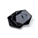 Affek Design RALPH Black set of 2 dessert plates 24.5cm x 21cm x h2cm Affek Design RALPH Black set of 2 dessert plates 24.5cm x 21cm x h2cm