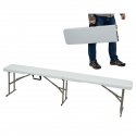 Saska Garden Suolas 183x28x43cm baltas Saska Garden Suolas 183x28x43cm baltas