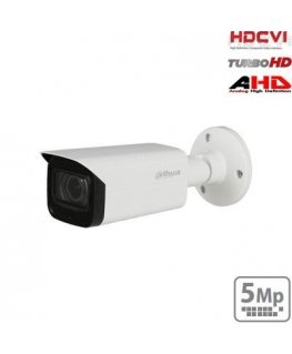 Dahua HD-CVI cilindrinė kam. STARLIGHT 5MP, LXIR pašvietimas iki 80m., 1/2.8" 2.7-13.5mm, IP67, su mikrofo
