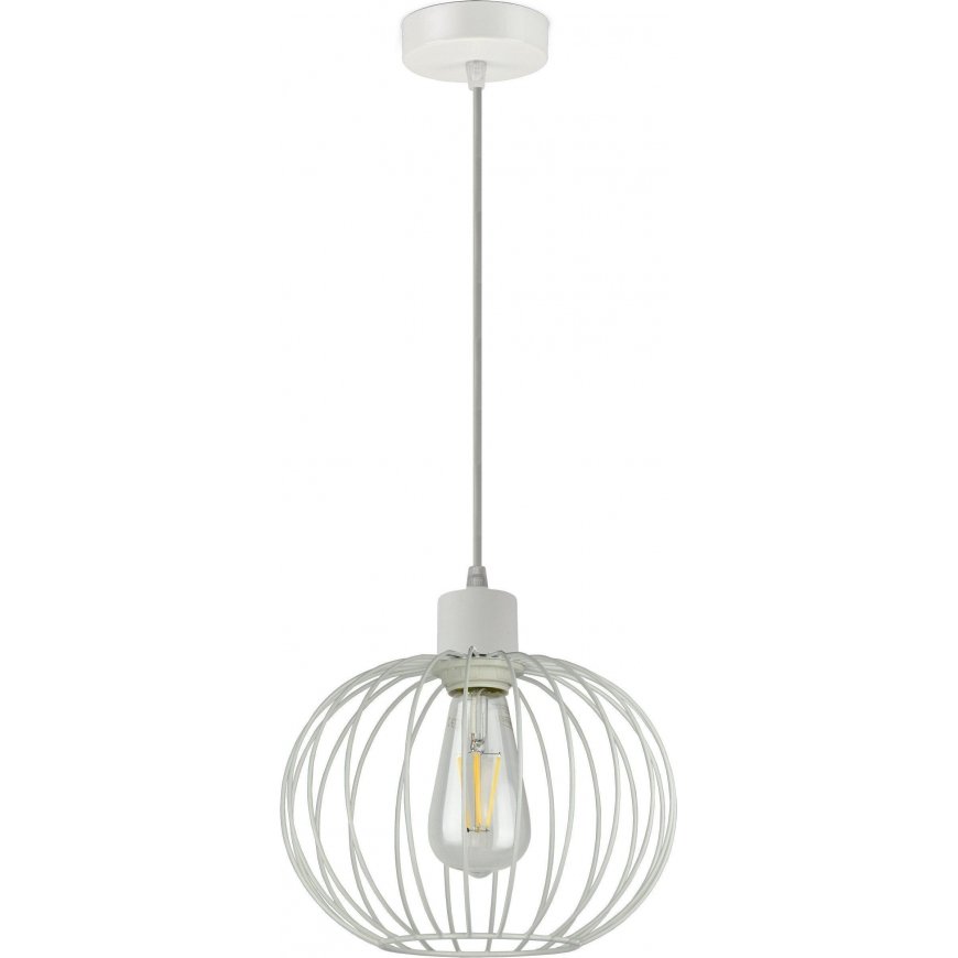 Orno SOLA pakabinamas šviestuvas, galia maks. 1x60W, E27, balta – 2