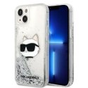 Karl Lagerfeld KLHCP14XLNHCS iPhone 14 Pro Max 6,7 colių sidabro / sidabro kietas dėklas Glitter Choupette Head Karl Lagerfeld KLHCP14XLNHCS iPhone 14 Pro Max 6,7 colių sidabro / sidabro kietas dėklas Glitter Choupette Head