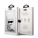 Karl Lagerfeld KLHCP14XLNHCS iPhone 14 Pro Max 6,7 colių sidabro / sidabro kietas dėklas Glitter Choupette Head Karl Lagerfeld KLHCP14XLNHCS iPhone 14 Pro Max 6,7 colių sidabro / sidabro kietas dėklas Glitter Choupette Head