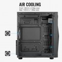 Aerocool Glider Tempered Glass Black Aerocool Glider Tempered Glass Black