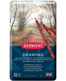 Derwent Drawing Pencil Set, 12 pens