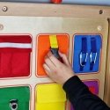 Kišenės spynoms uždaryti ir atidaryti Masterkidz sieninė lenta Kišenės spynoms uždaryti ir atidaryti Masterkidz sieninė lenta