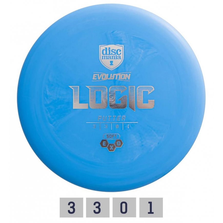 Blue Disc golf disc Putter SOFT