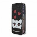 Dėklas Karl Lagerfeld Book iPhone X KLFLBKPXVDCBK juoda Valentine Dėklas Karl Lagerfeld Book iPhone X KLFLBKPXVDCBK juoda Valentine