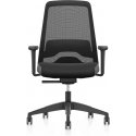 Interstuhl EVERYis1 office chair, mesh backrest, black/grey