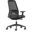 Interstuhl EVERYis1 office chair, mesh backrest, black/grey