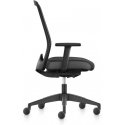 Interstuhl EVERYis1 office chair, mesh backrest, black/grey