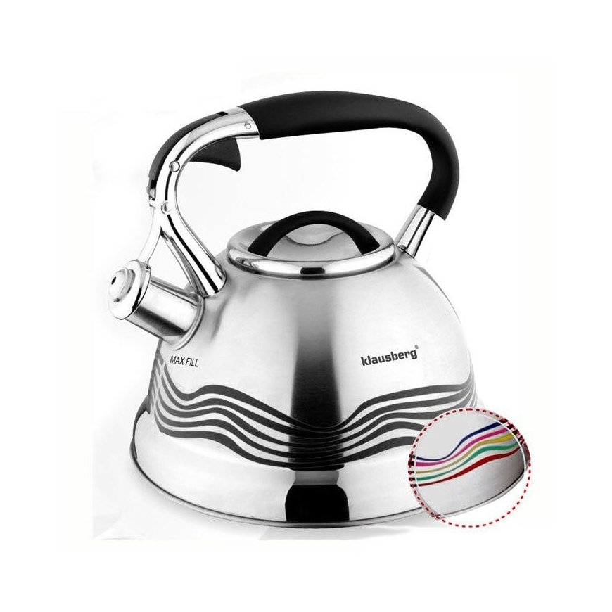 Klausberg Kettle STALOWY INOX 3.0L KLAUSBERG [KB-7048] – 2