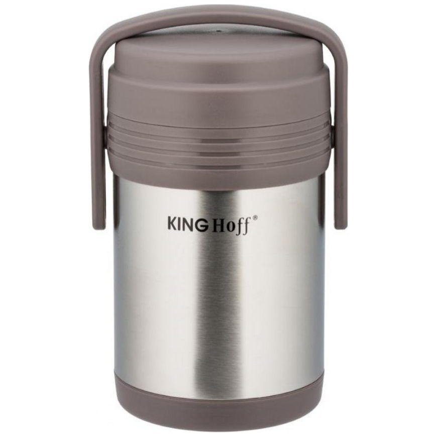 King Hoff TERMOSAS KINGHOFF 1,5L + 3 DĖŽUTĖS KH-4075
