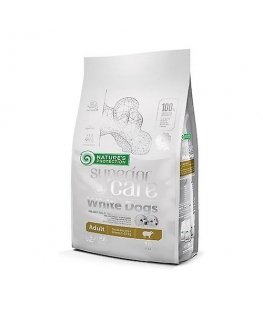 Nature's Protection Superior Care White Dogs lamb Adult Small and Mini Breeds 10 kg, dry feed for small and very small breeds of