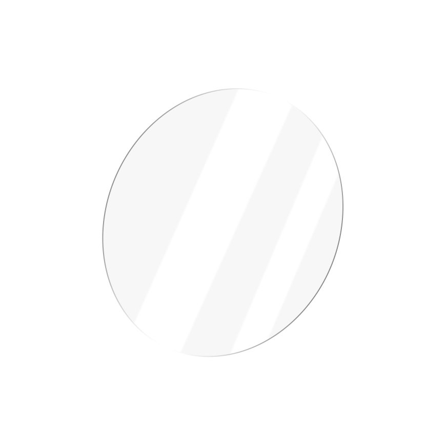 Wave Full Cover -panssarilasi, 39mm – 2