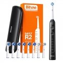 Rotary toothbrush with tips set and travel case Bitvae R2 (black) Rotary toothbrush with tips set and travel case Bitvae R2 (black)