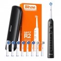 Rotary toothbrush with tips set and travel case Bitvae R2 (black) Rotary toothbrush with tips set and travel case Bitvae R2 (black)