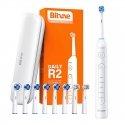 Rotary toothbrush with tips set and travel case Bitvae R2 (white) Rotary toothbrush with tips set and travel case Bitvae R2 (white)