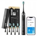 Sonic toothbrush with app, tips set and travel case S2 (black) Sonic toothbrush with app, tips set and travel case S2 (black)