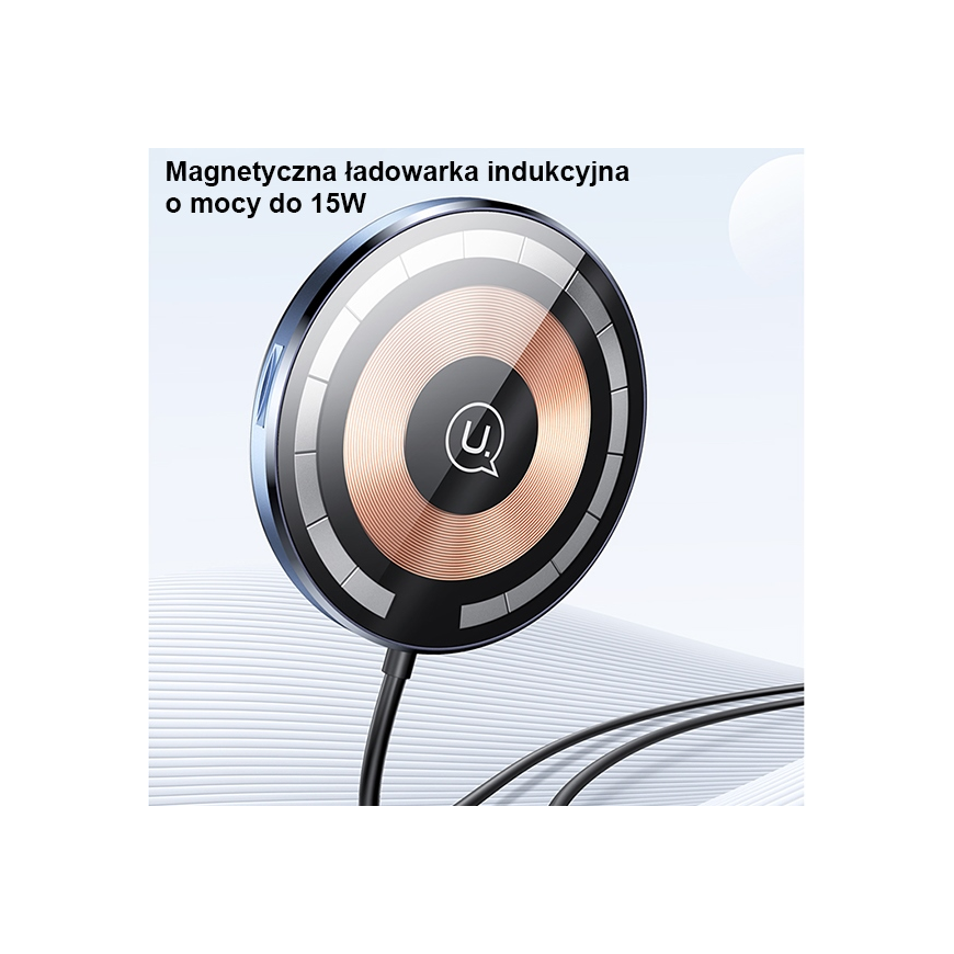 USAMS Laikiklis indukcyjny US-CD164 15W 2w1 Magnetic do kratki went. transparent CD164DZ02 – 5