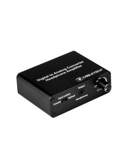 Cabletech Audio converter from optical digital signal to analog with a connection for headphones
