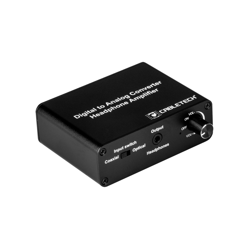 Cabletech Audio converter from optical digital signal to analog with a connection for headphones – 3