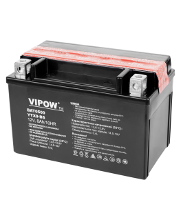 VIPOW MC type battery is designed for 12V 8Ah motorcycles