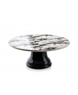 Affek Design LOUISE MARBLE serving stand - black and white