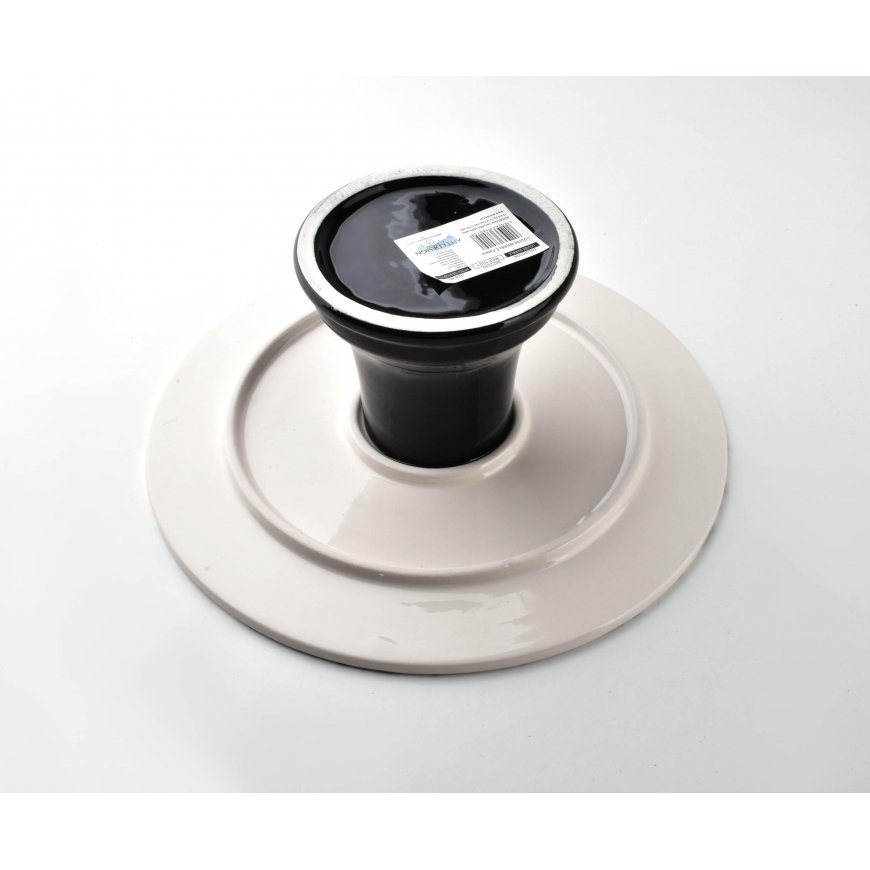 Affek Design LOUISE MARBLE serving stand - black and white – 2