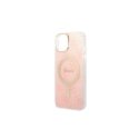 Guess set Case + Charger iPhone 14 6.1" GUBPP14LH4EACSP pink BP Magsafe case + charger 4G
