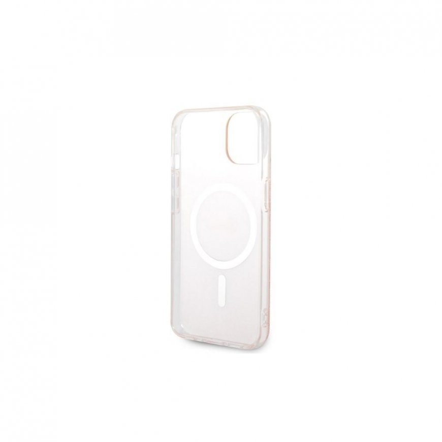 Guess set Case + Charger iPhone 14 6.1" GUBPP14LH4EACSP pink BP Magsafe case + charger 4G – 4