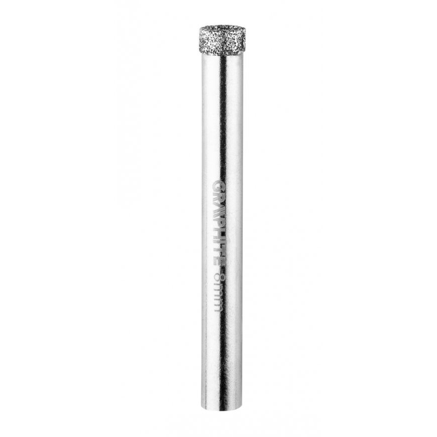 GRAPHITE Diamond drills 5-12 mm with guide, 6 pcs – 4