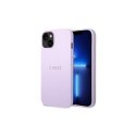 Dėklas Guess GUHCP14LPSASBPU iPhone 14 Pro 6,1" violetinė/violetinė Saffiano Strap