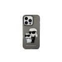 Karl Lagerfeld case for iPhone 14 Pro 6.1" KLHCP14LHNKCTGK black hardcase Glitter Karl&Choupette