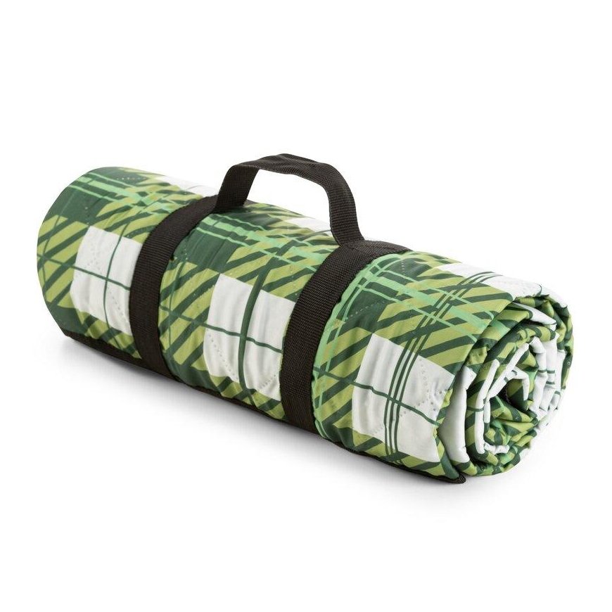 Eurofirany BLANKET/PICNIC/2 130X145 Green+W – 2