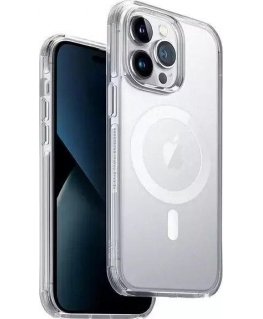 UNIQ Combat Case iPhone 14 Pro Max 6.7" Magclick Charging Clear / Pigeon Clear