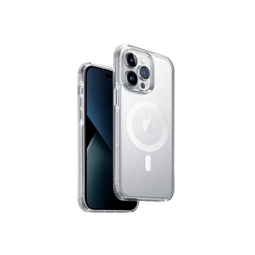 UNIQ Combat Case iPhone 14 Pro Max 6.7" Magclick Charging Clear / Pigeon Clear – 2