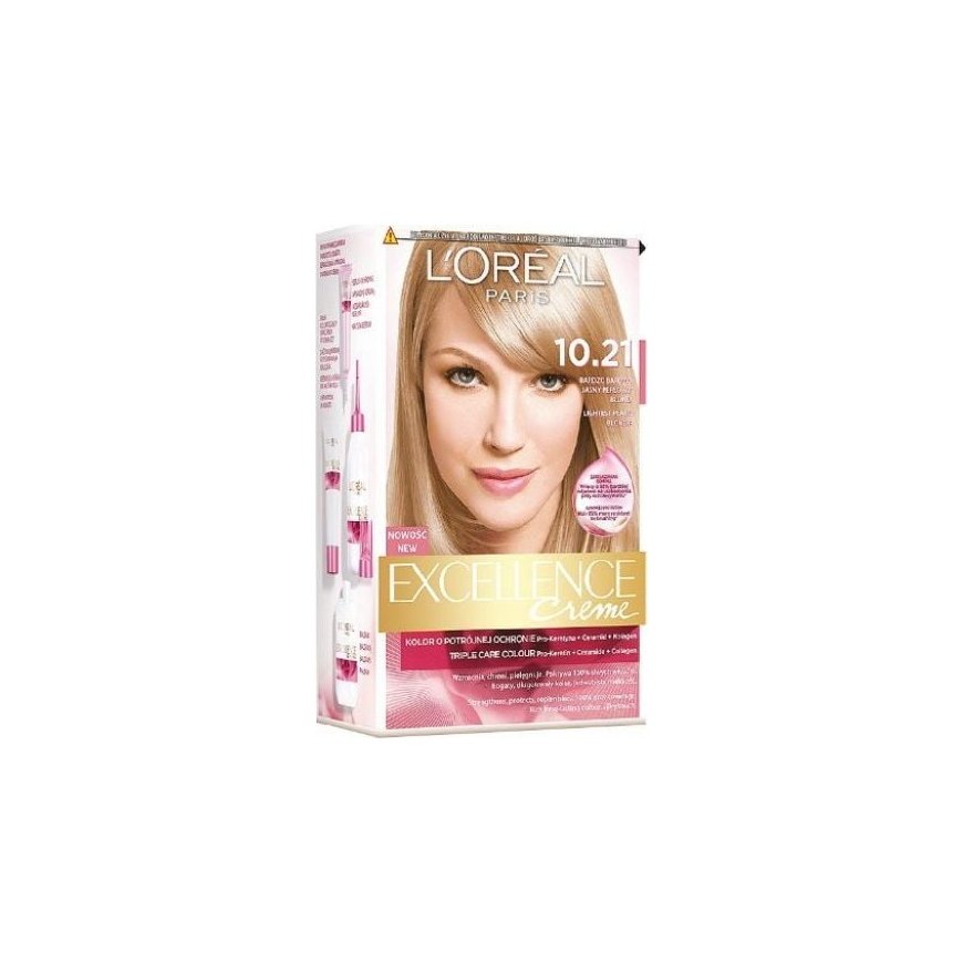 L'Oreal Paris Excellence Creme Hair Dye 10.21 Very Light Pearl Blonde (3600010022633) – 2
