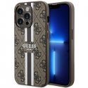 Karl Lagerfeld Guess dėklas, skirtas iPhone 14 Pro 6,1" GUHMP14LP4RPSW ruda harcase Magsafe 4G Printed Stripes Karl Lagerfeld Guess dėklas, skirtas iPhone 14 Pro 6,1" GUHMP14LP4RPSW ruda harcase Magsafe 4G Printed Stripes