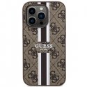 Karl Lagerfeld Guess dėklas, skirtas iPhone 14 Pro 6,1" GUHMP14LP4RPSW ruda harcase Magsafe 4G Printed Stripes Karl Lagerfeld Guess dėklas, skirtas iPhone 14 Pro 6,1" GUHMP14LP4RPSW ruda harcase Magsafe 4G Printed Stripes