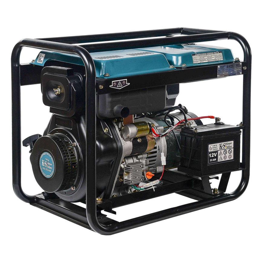 Könner & Söhnen dyzelinis generatorius 6,0kW 230V KS 8100HDE (EURO V) – 4