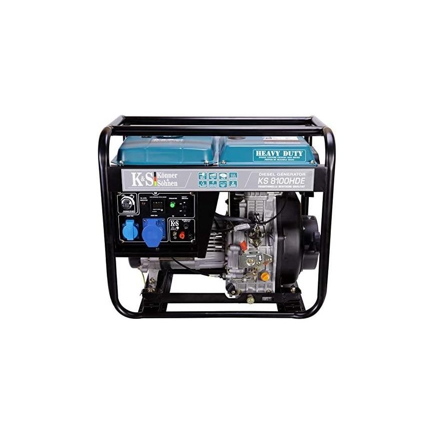 Könner & Söhnen diesel generator 6.0kW 230V KS 8100HDE (EURO V) – 5