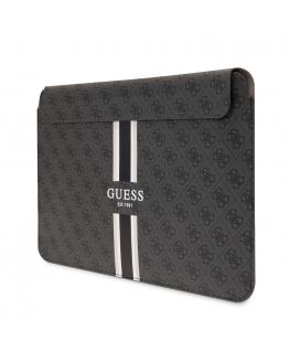 Case Guess PU 4G Printed Stripes Computer Sleeve 13|14" Black