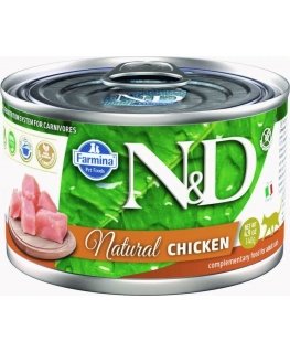 FARMINA N&D Cat Natural Chicken - wet cat food - 140 g